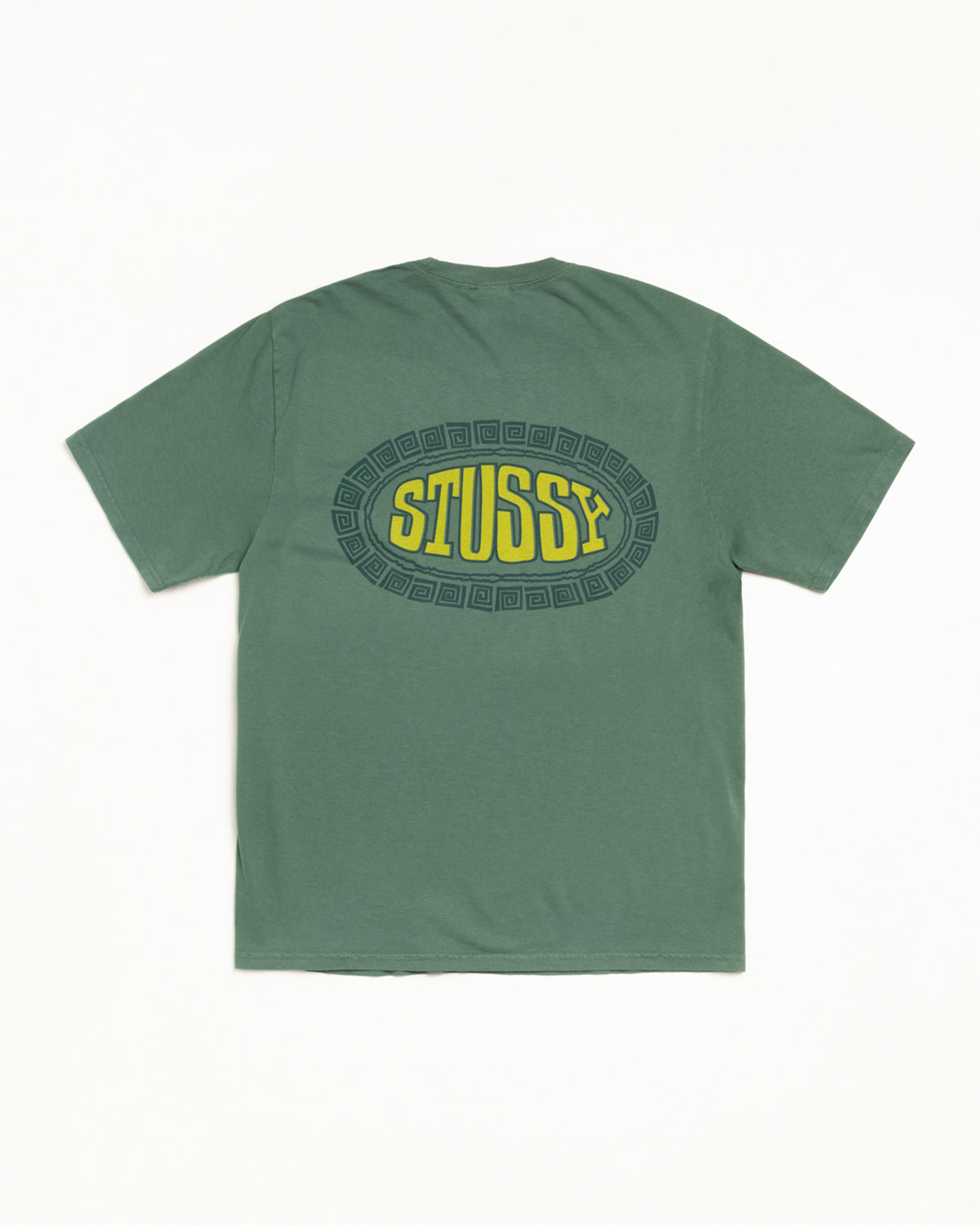 Tile Oval Tee Pigment Dyed – Pine | Tees | Stüssy Europe