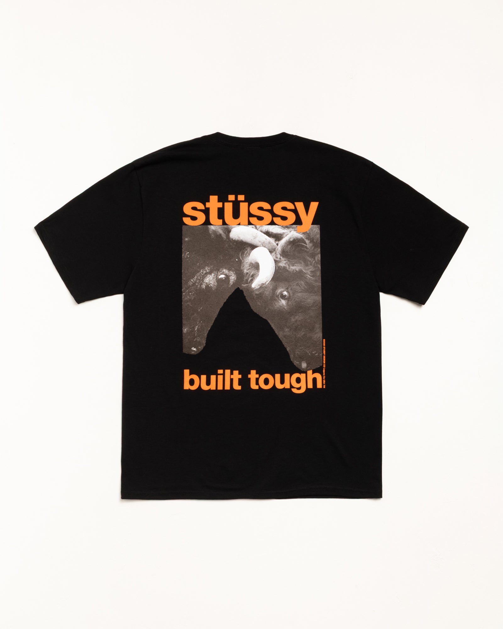 Built Tough Tee – Black | Tees | Stüssy Europe