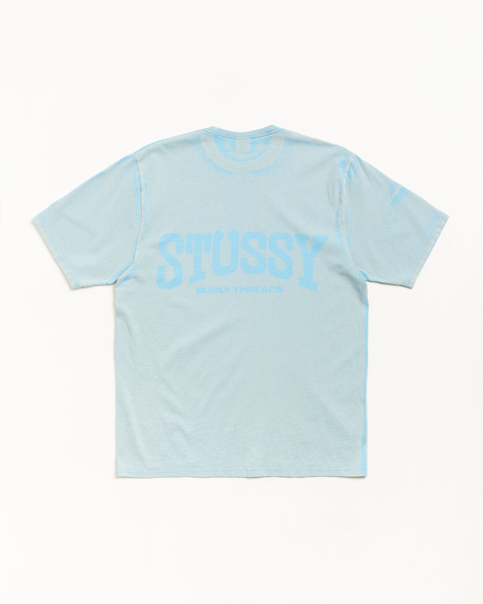 Burly Stone Washed Tee – Sky Blue | Tees | Stüssy Europe