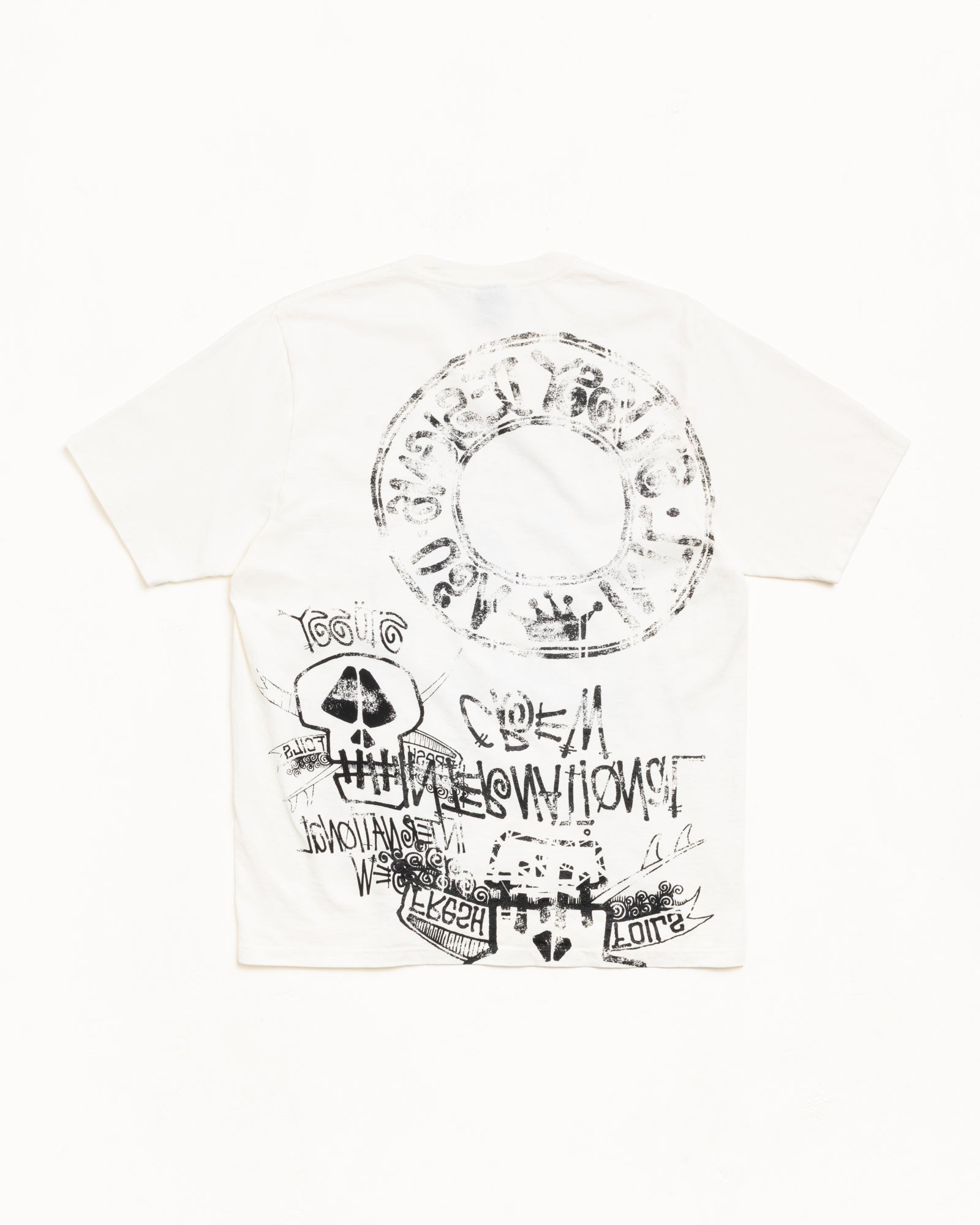 トップス STUSSY SKULLS TEE PIGMENT Skulls Tee Pigment Dyed – Natural | Tees | Stüssy Europe