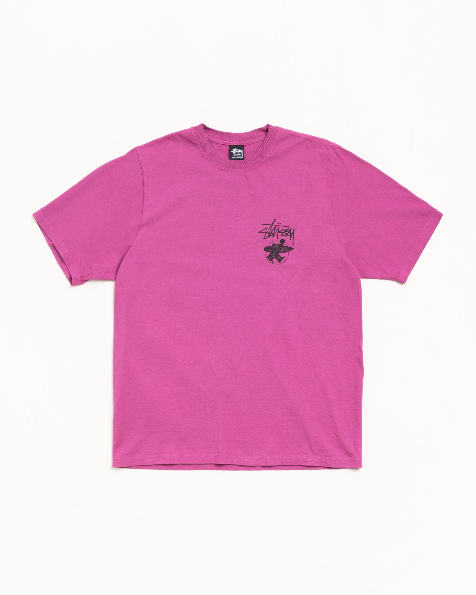 Long Haul Pig. Dyed Tee Mens Short Sleeve In Berry