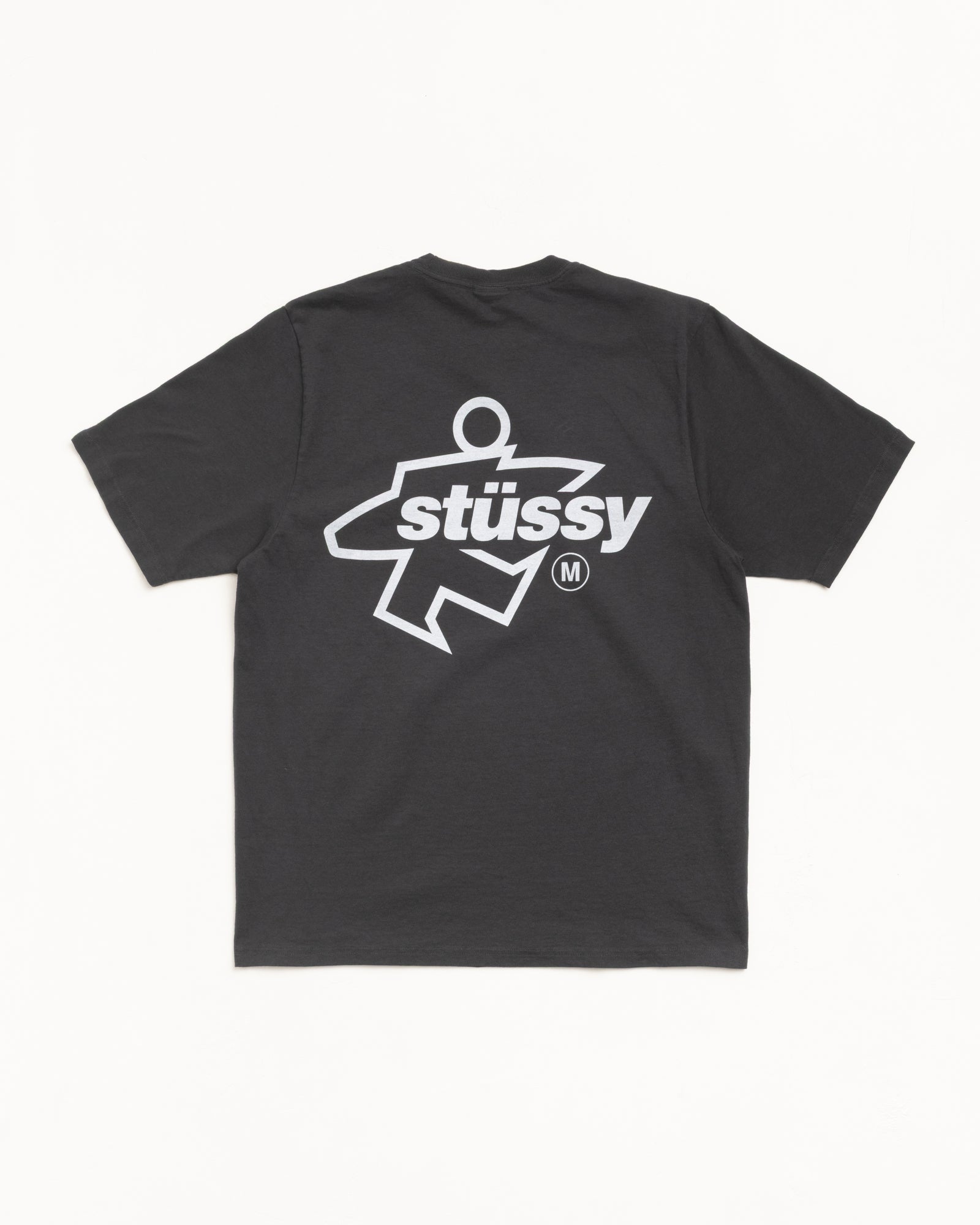 Surf Size Tee Pigment Dyed – Faded Black | Tees | Stüssy Europe
