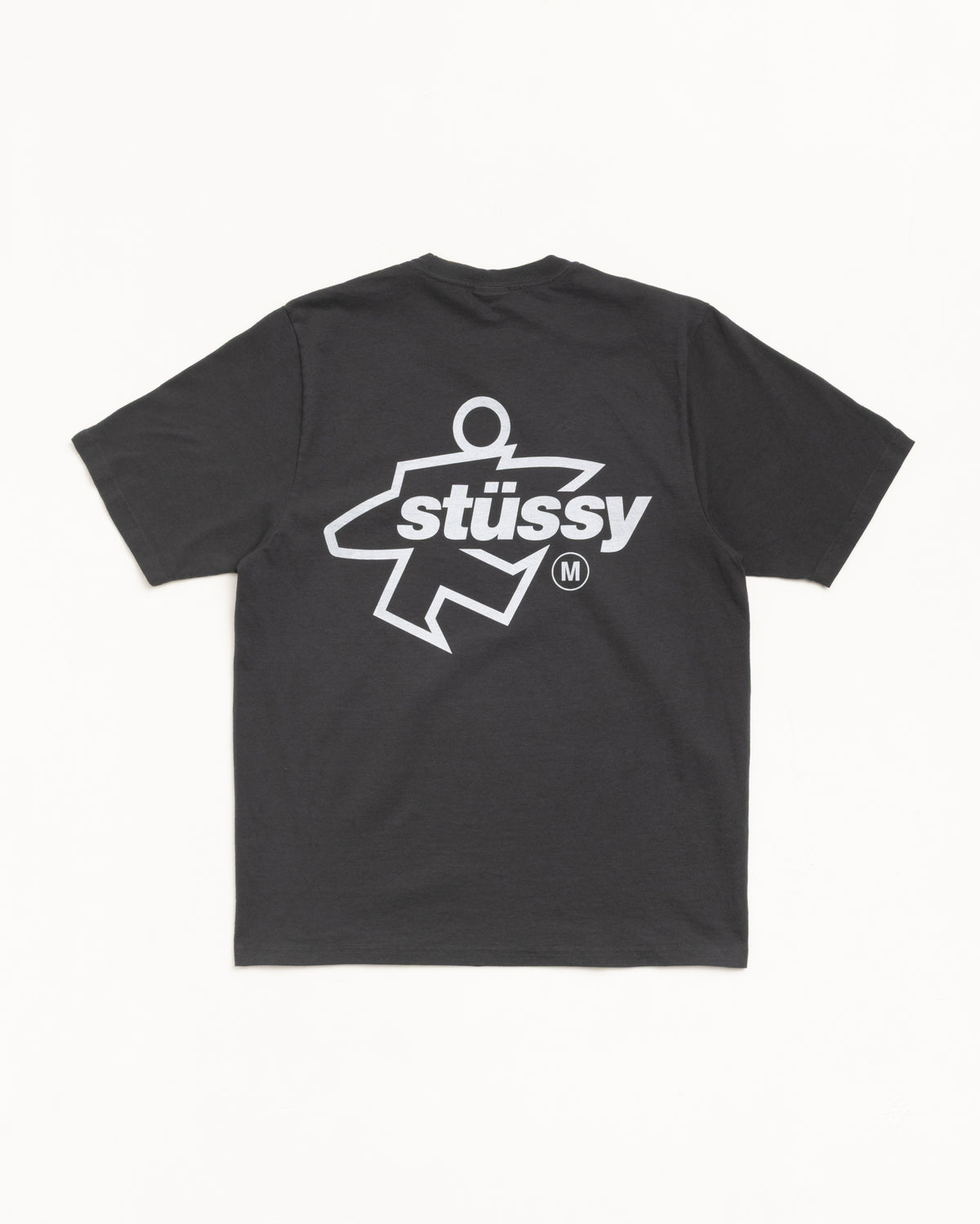 Surf Size Tee Pigment Dyed – Faded Black | Tees | Stüssy Europe