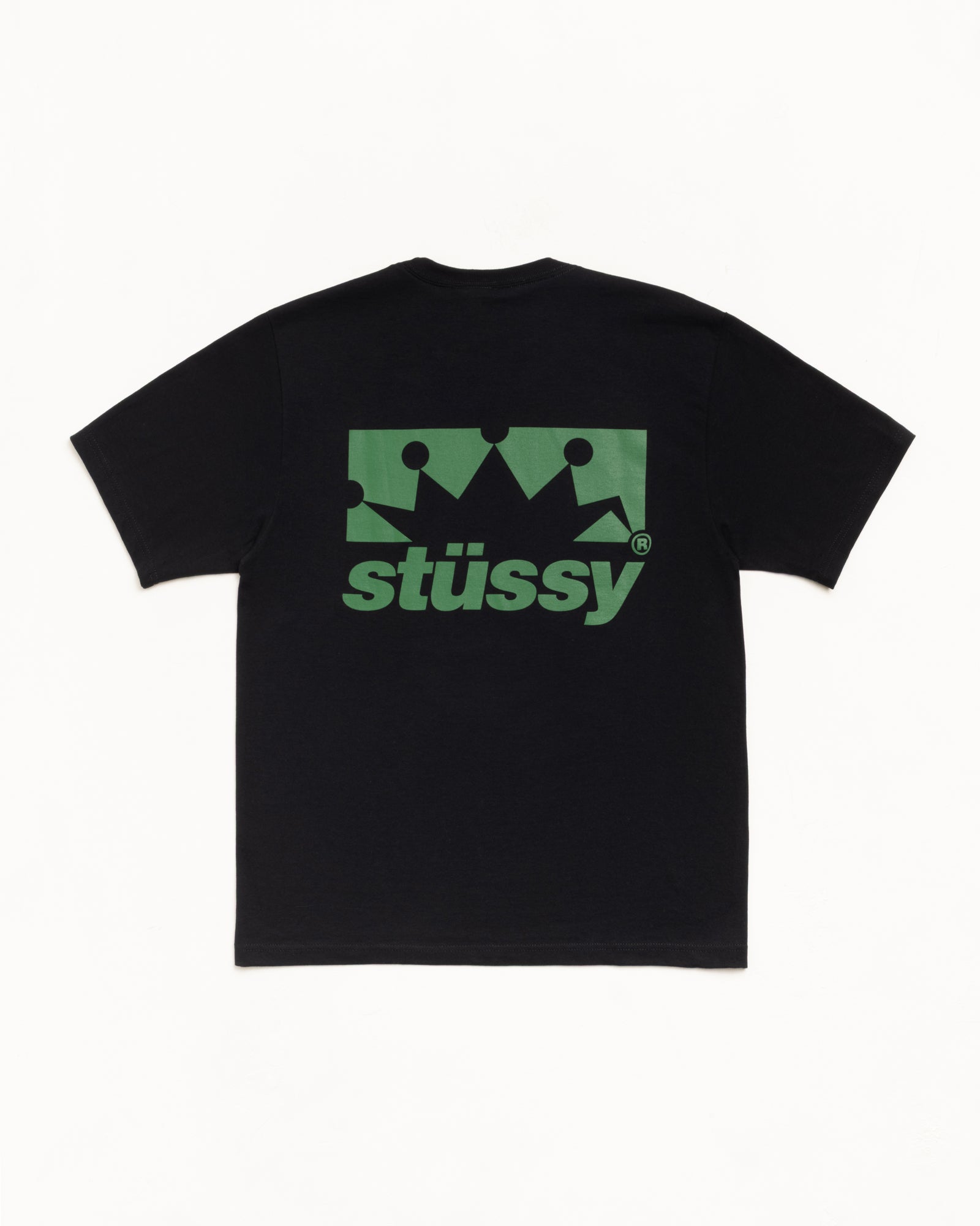 Box Crown Tee – Black | Tees | Stüssy Europe