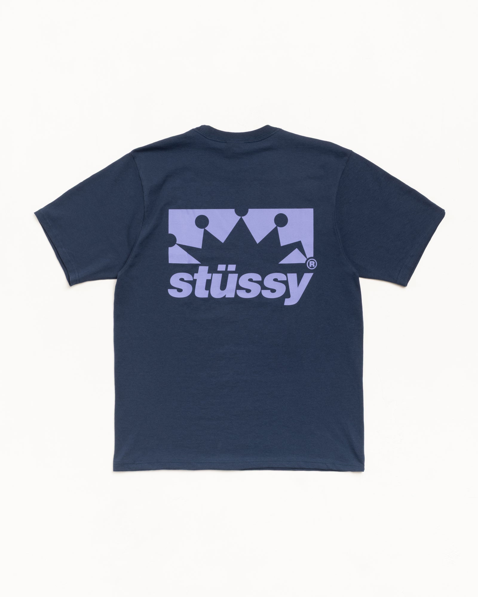 Box Crown Tee – Navy | Tees | Stüssy Europe
