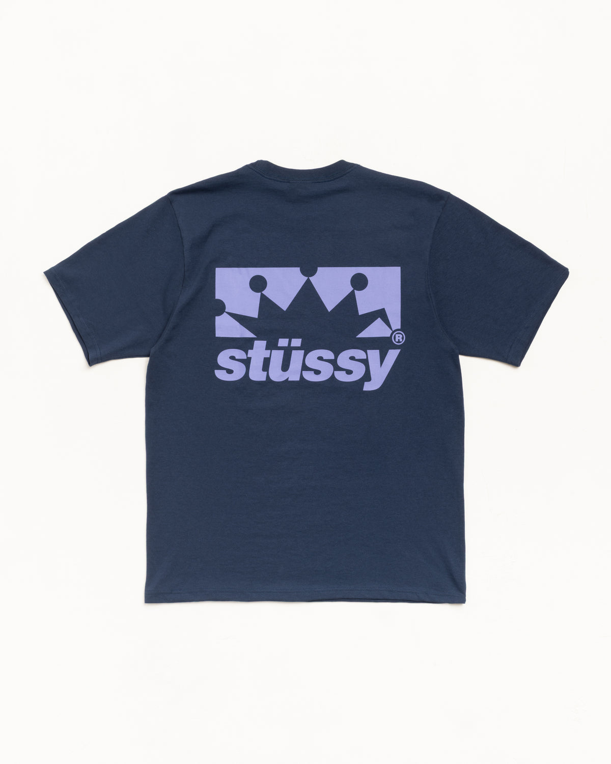 Box Crown Tee – Navy | Tees | Stüssy Europe