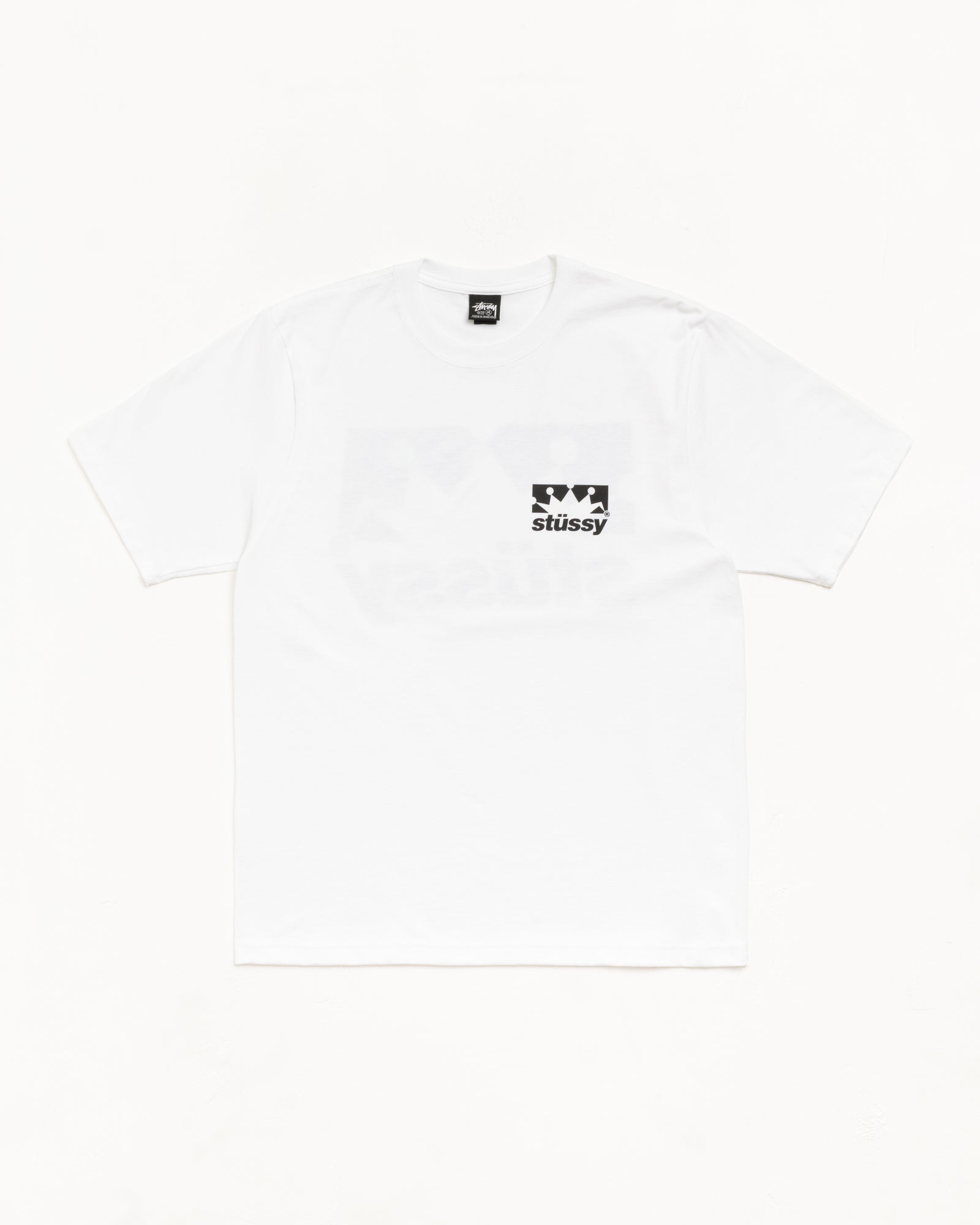 Box Crown Tee Mens Short Sleeve In White