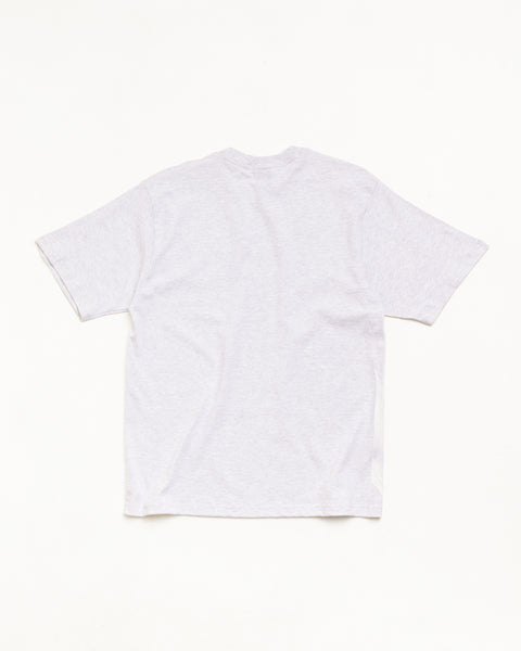 Sweater Tee Unisex Short Sleeve In Ash Heather