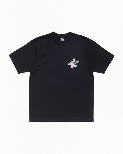 Dot Surf Tee Unisex Short Sleeve In Black