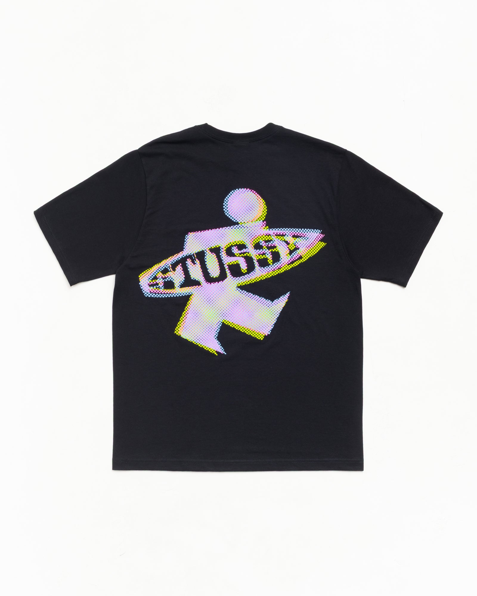 Dot Surf Puff Print Tee – Black | Tees | Stüssy Europe