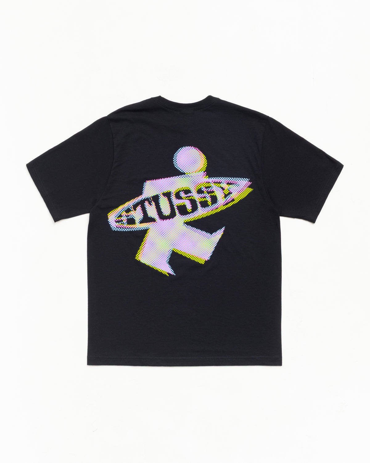 Dot Surf Puff Print Tee – Black | Tees | Stüssy Europe