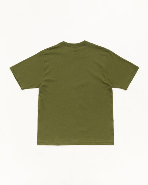 Snakeskin Tee Unisex Short Sleeve In Olive