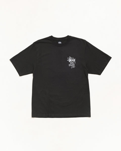 High Rollers Pig. Dyed Tee Unisex Short Sleeve In Faded Black