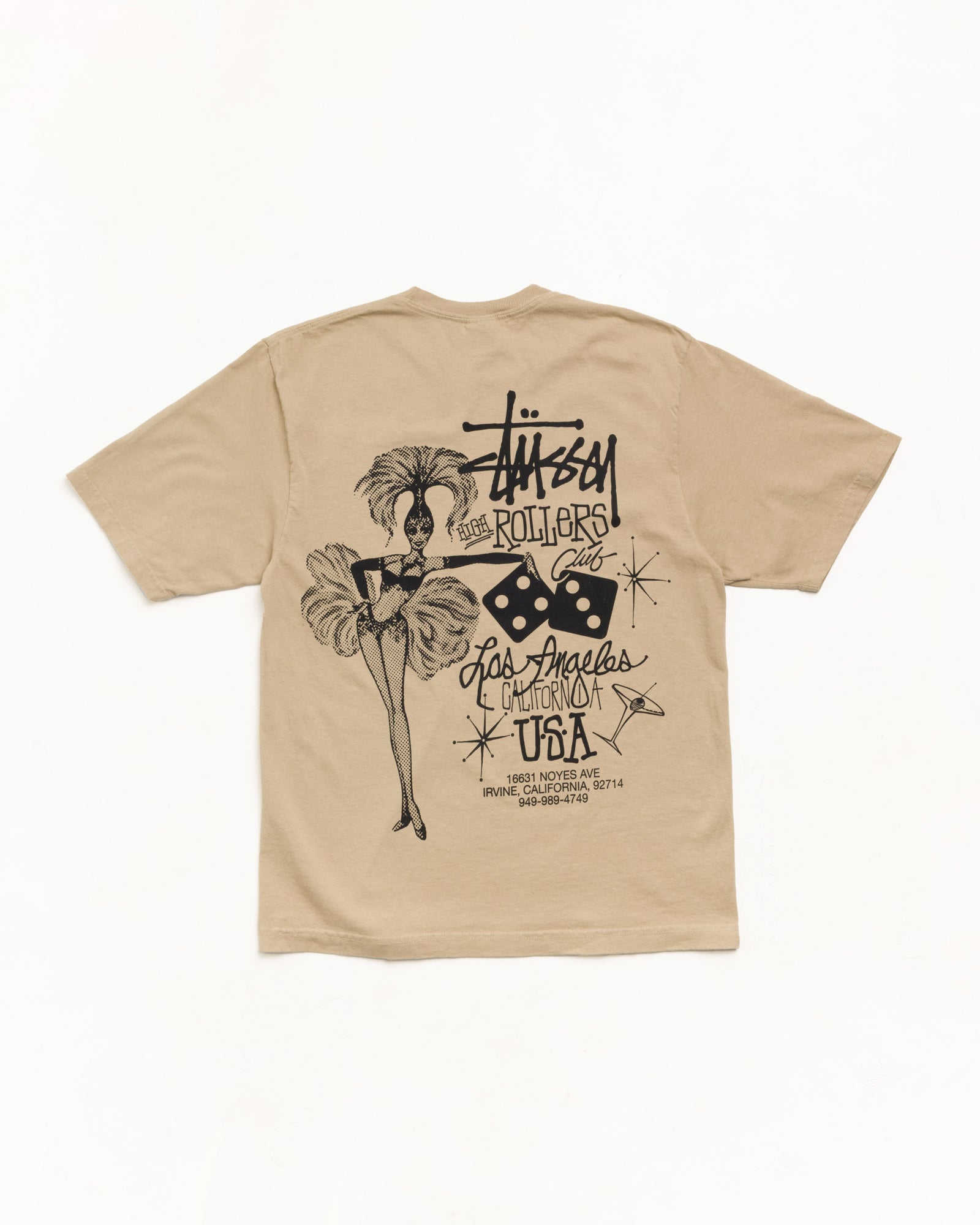 High Rollers Tee – Rock | Tees | Stüssy Europe