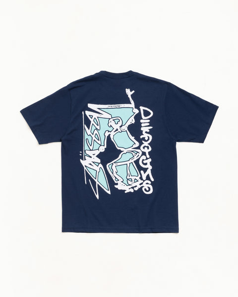 Smooth Sk8 Tee Unisex Short Sleeve In Navy