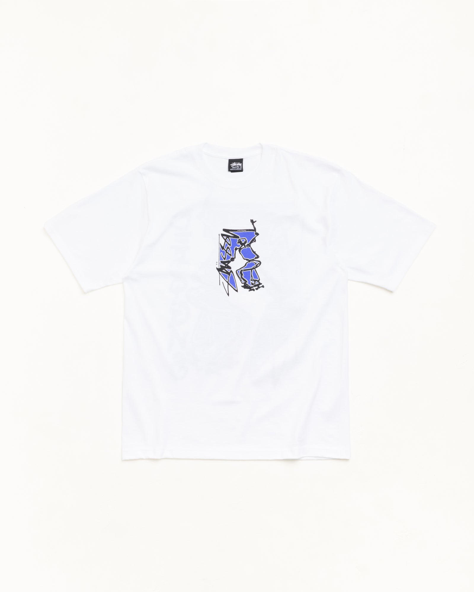 Smooth Sk8 Tee Unisex Short Sleeve In White | hero:main:collection:new-arrivals,shirts,tops-shirts,all,tees,outerwear,denim,knits,accessories,sunglasses,hoodies,sweats,mens-hoodies-sweatshirts,shorts,pants,bottoms,crew-sweats,zip-ups,swim,sweatpants,graphics,lazy-tees,swim,basic-9twenty,button-ups,shorts,cargos,denim-jeans,bottoms,bags,belts,wearables,gear,footwear,button-ups,basic-tops,jerseys,big-ol,classics,slim,jackets,all, | product-card-slider