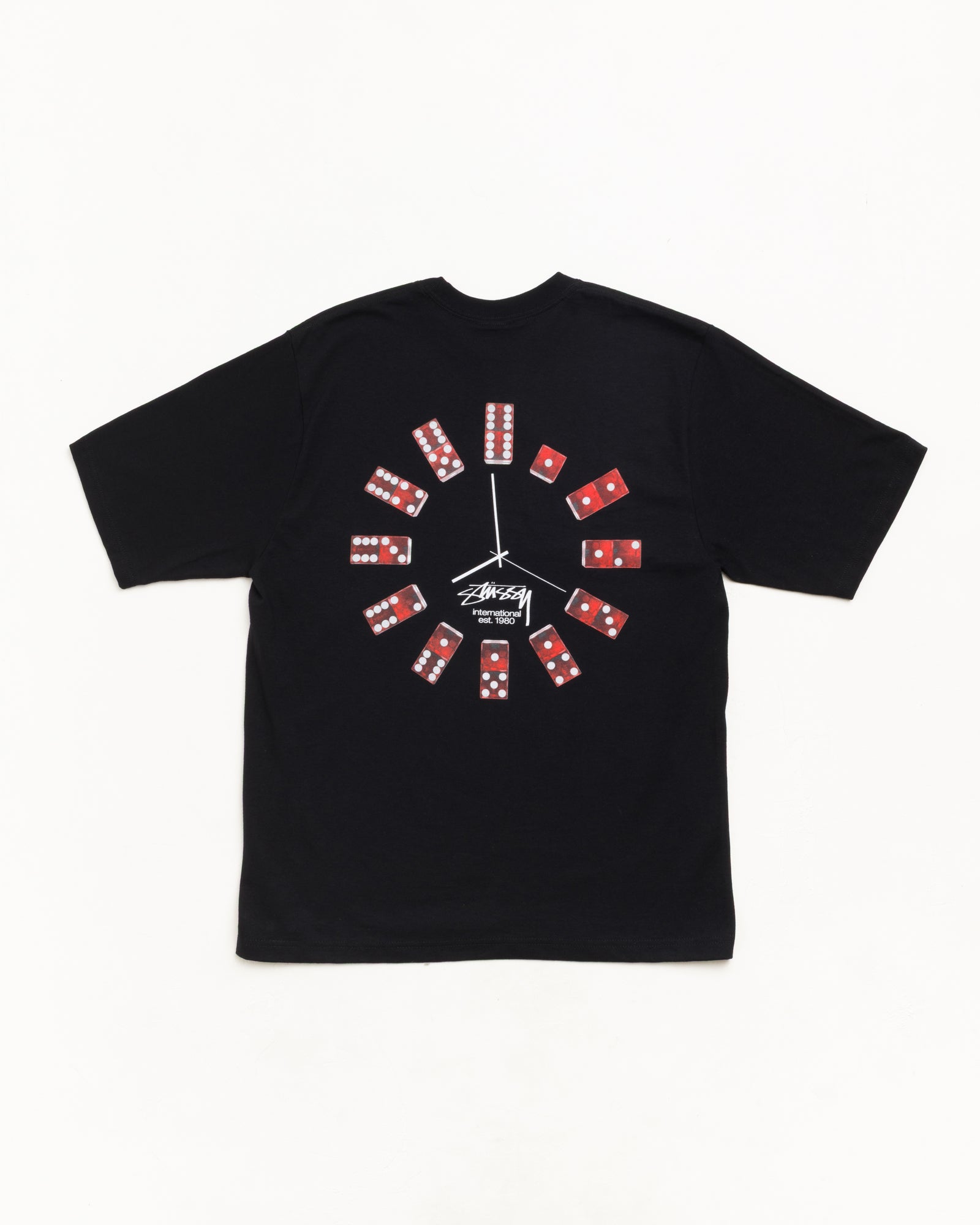 Dice Clock Tee Unisex Short Sleeve In Black