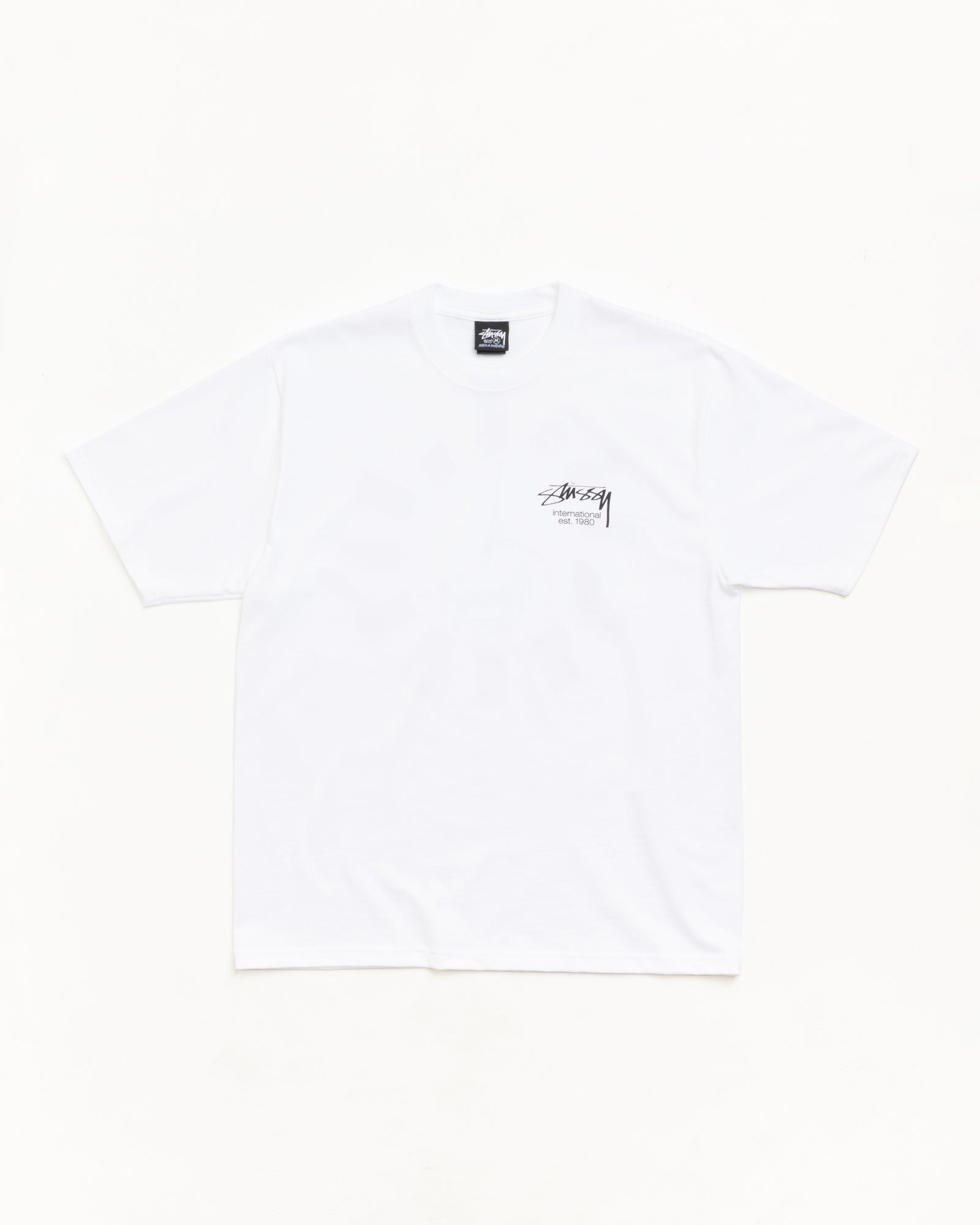 Dice Clock Tee Unisex Short Sleeve In White