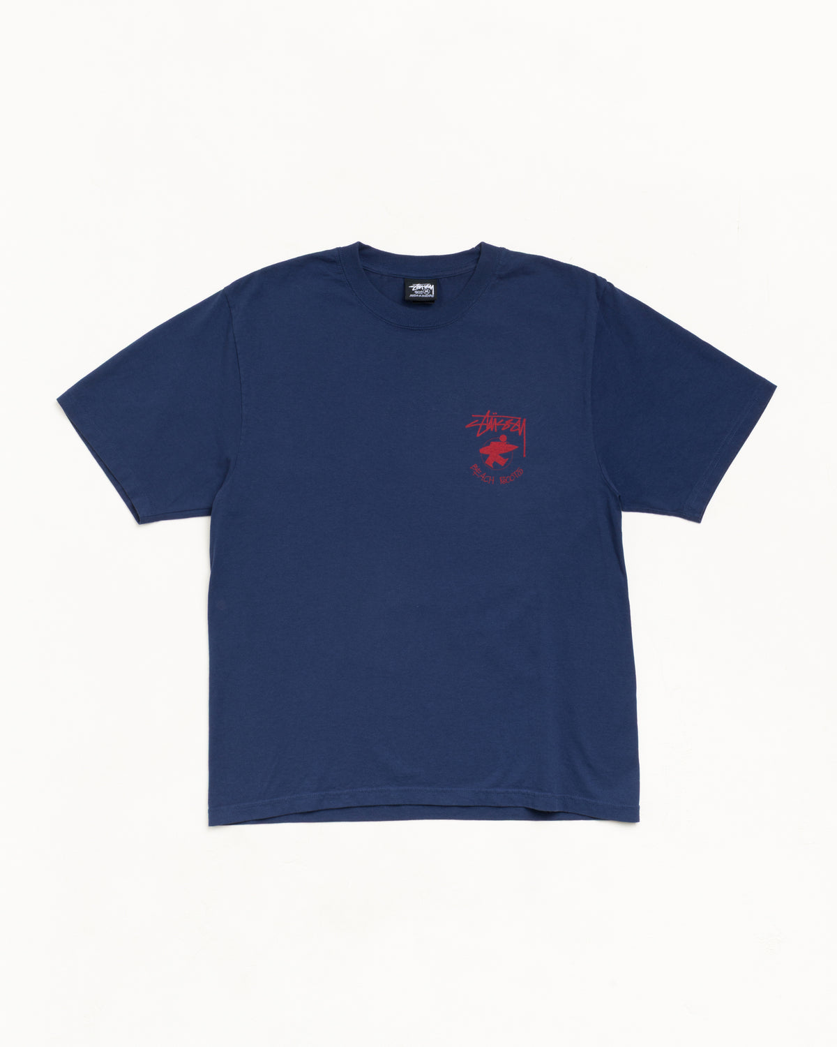 Stand Firm Pig. Dyed Tee Unisex Short Sleeve In Midnight