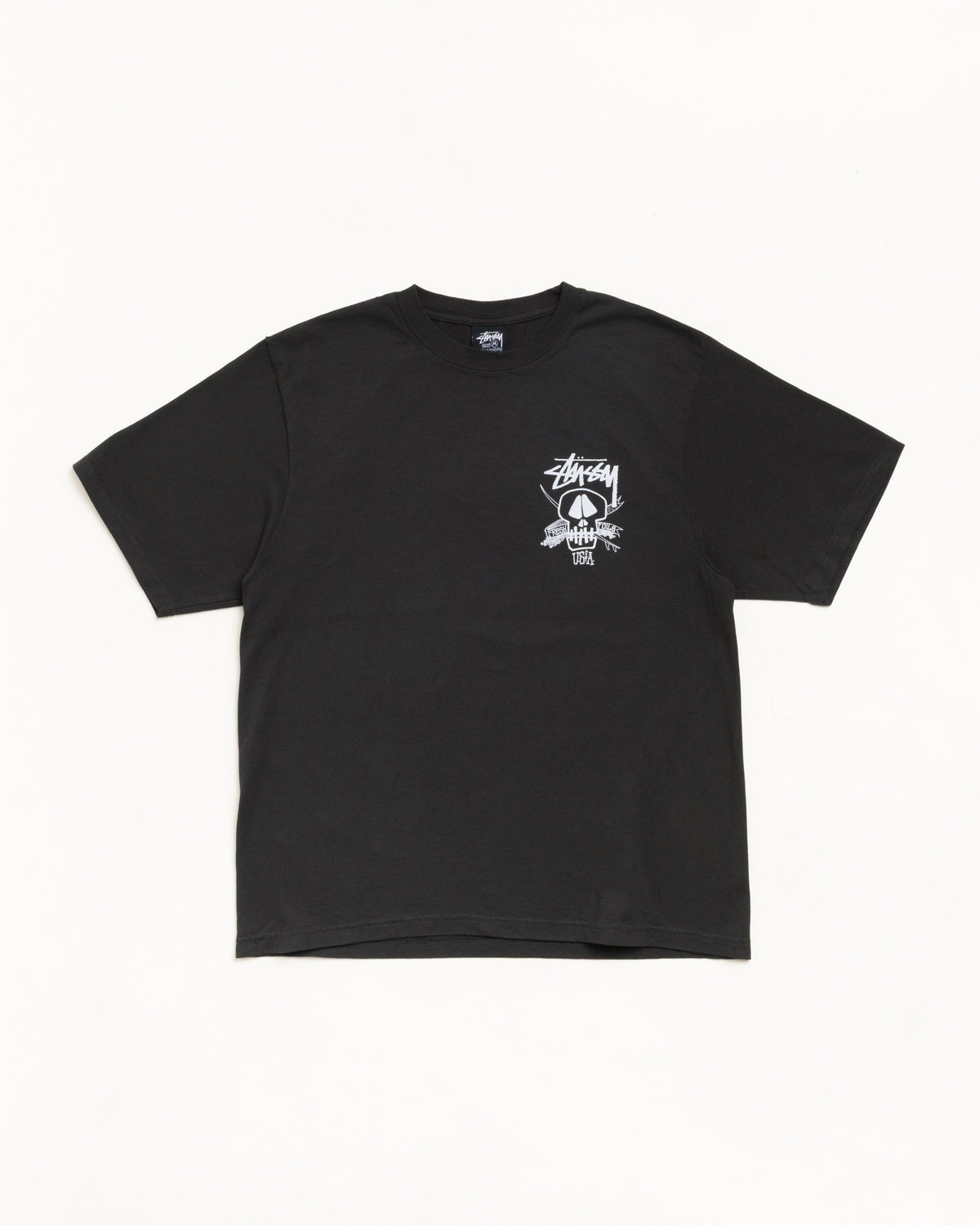 Fresh Foils Pig. Dyed Tee Unisex Short Sleeve In Faded Black