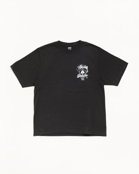 Fresh Foils Pig. Dyed Tee Unisex Short Sleeve In Faded Black