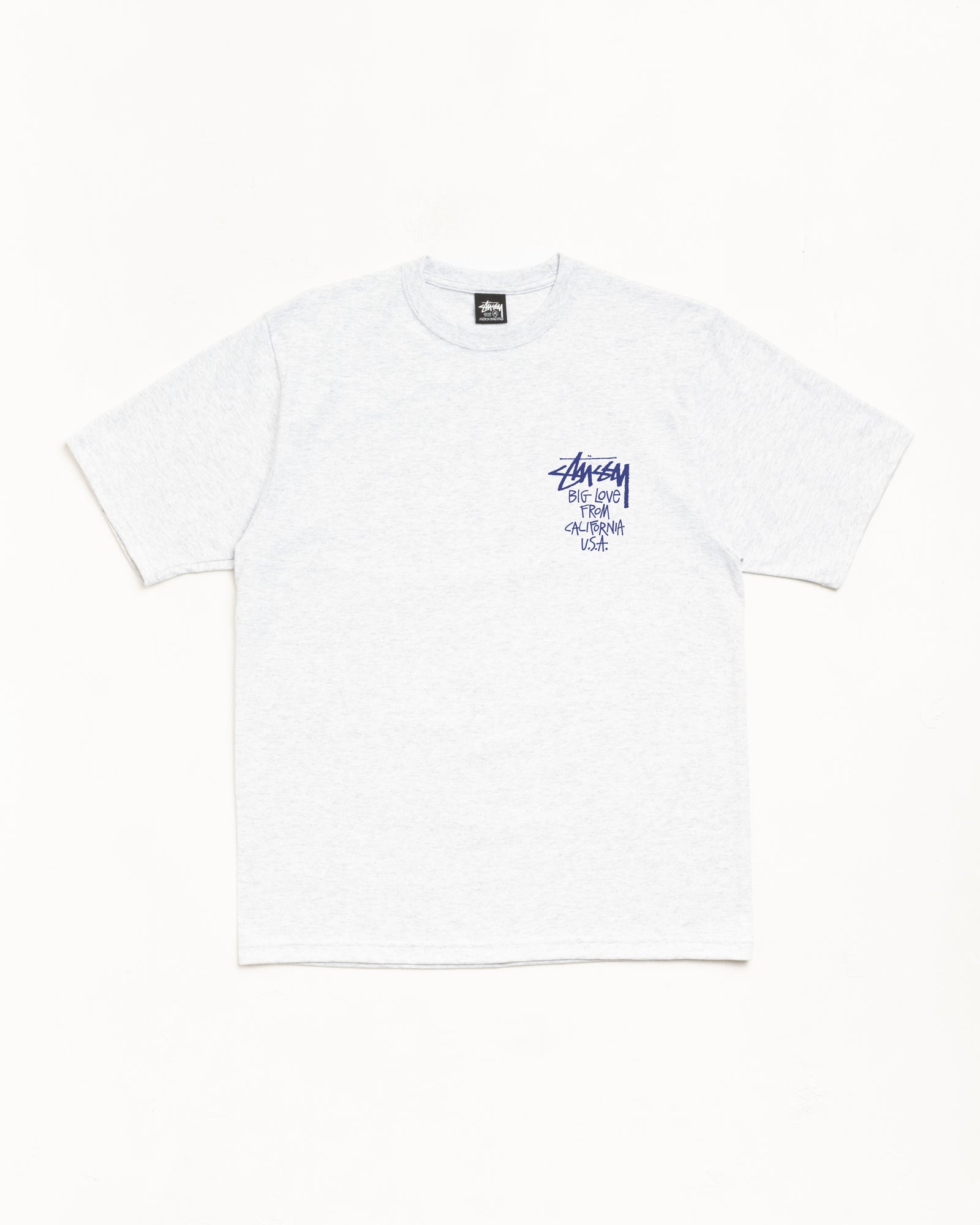 Big Love Tee Mens Short Sleeve in the color Ash Heather
