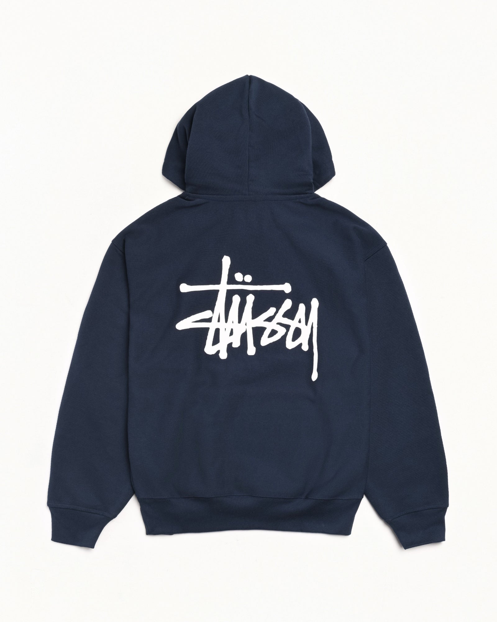 Basic Stussy Hood Mens Long Sleeve In Navy