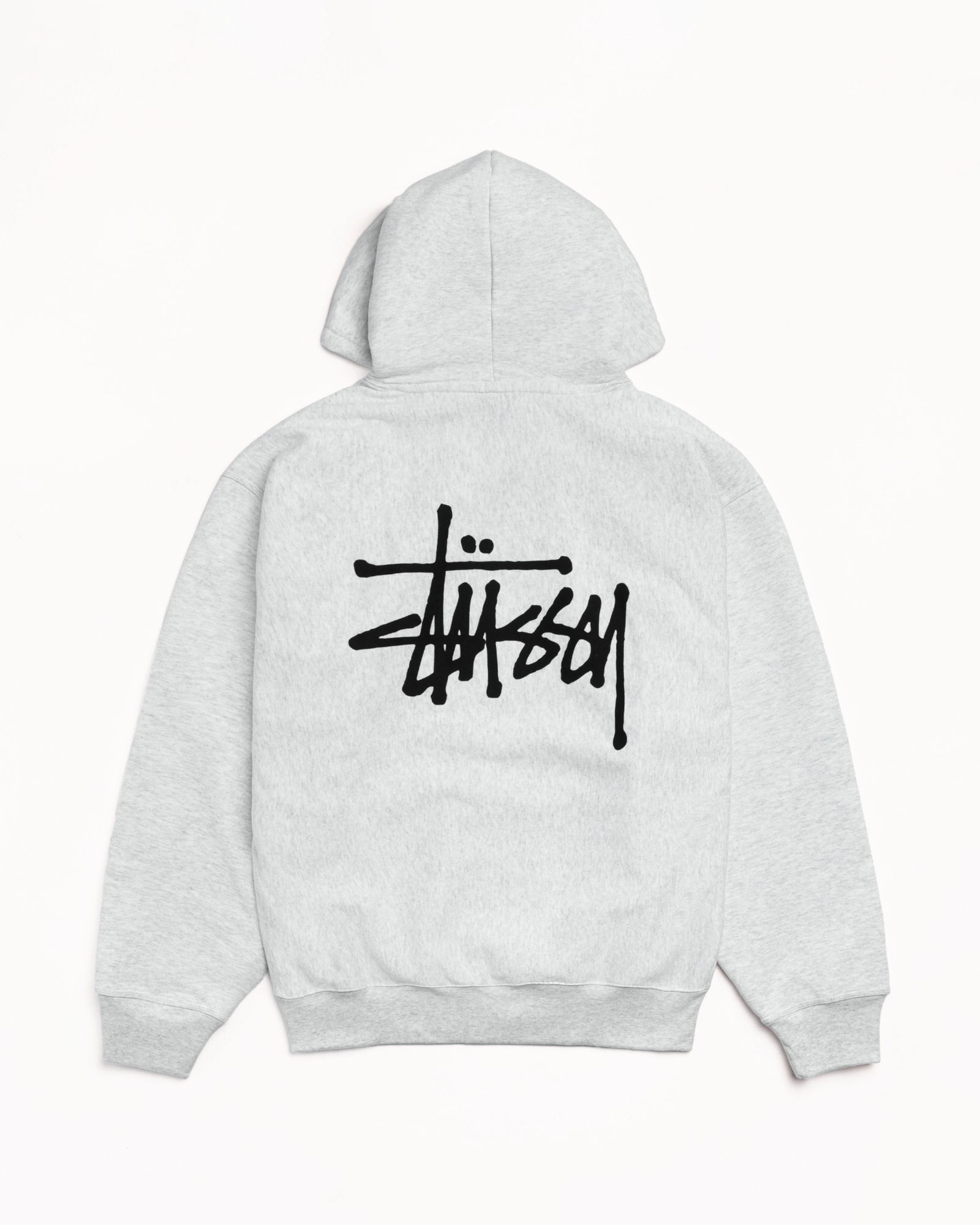 Basic Stüssy Hoodie – Ash Heather | Felpe | Stüssy Europe