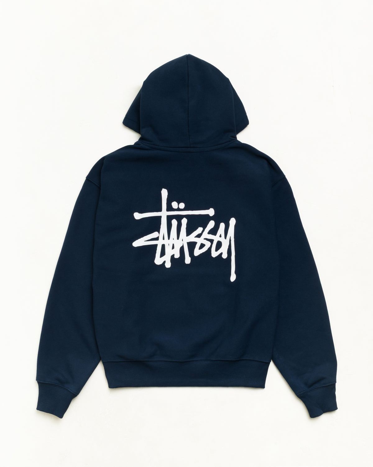 Basic Stüssy Hoodie - Navy | Sweats | Stüssy Europe