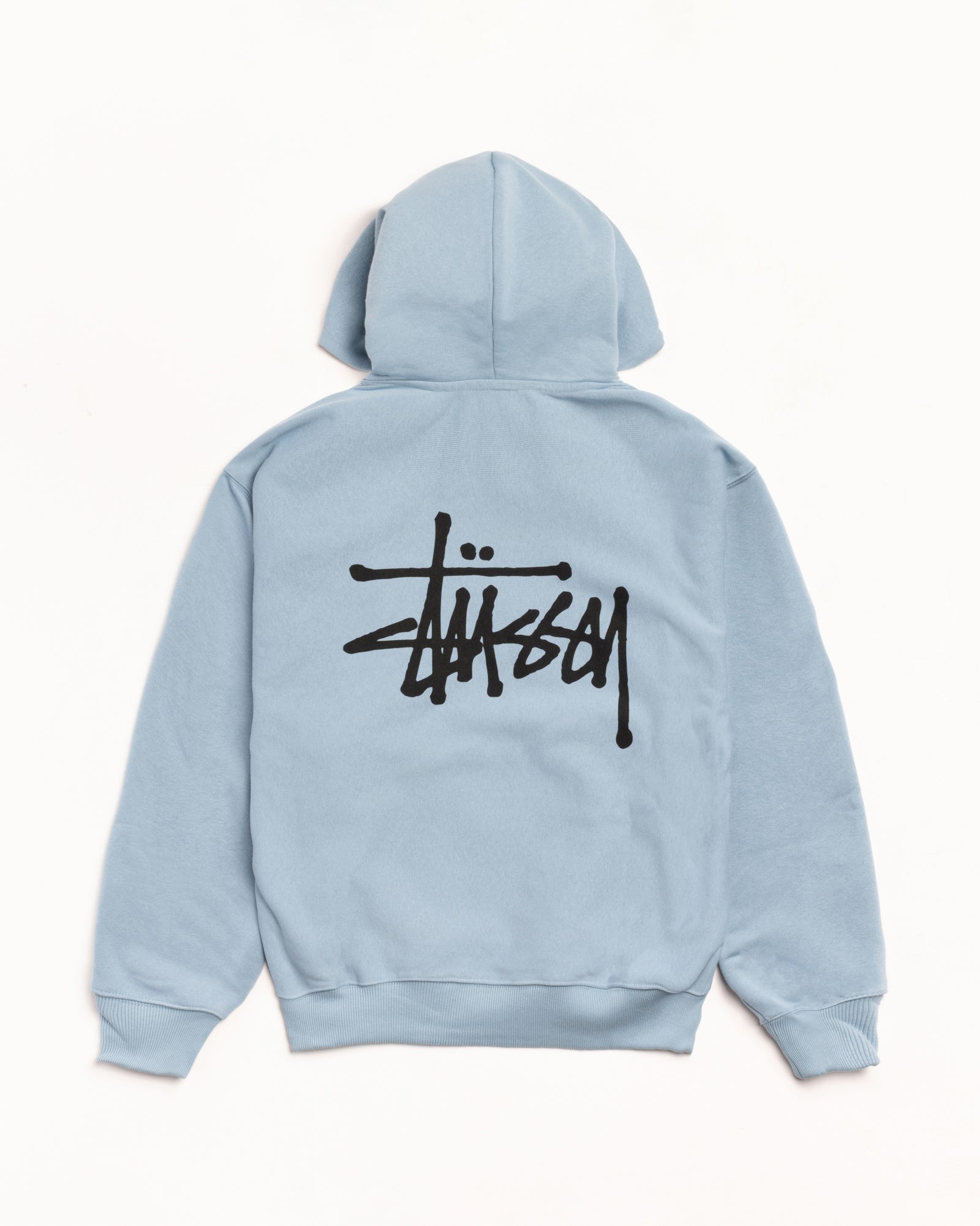 Basic Stussy Hood Mens Long Sleeve In Slate