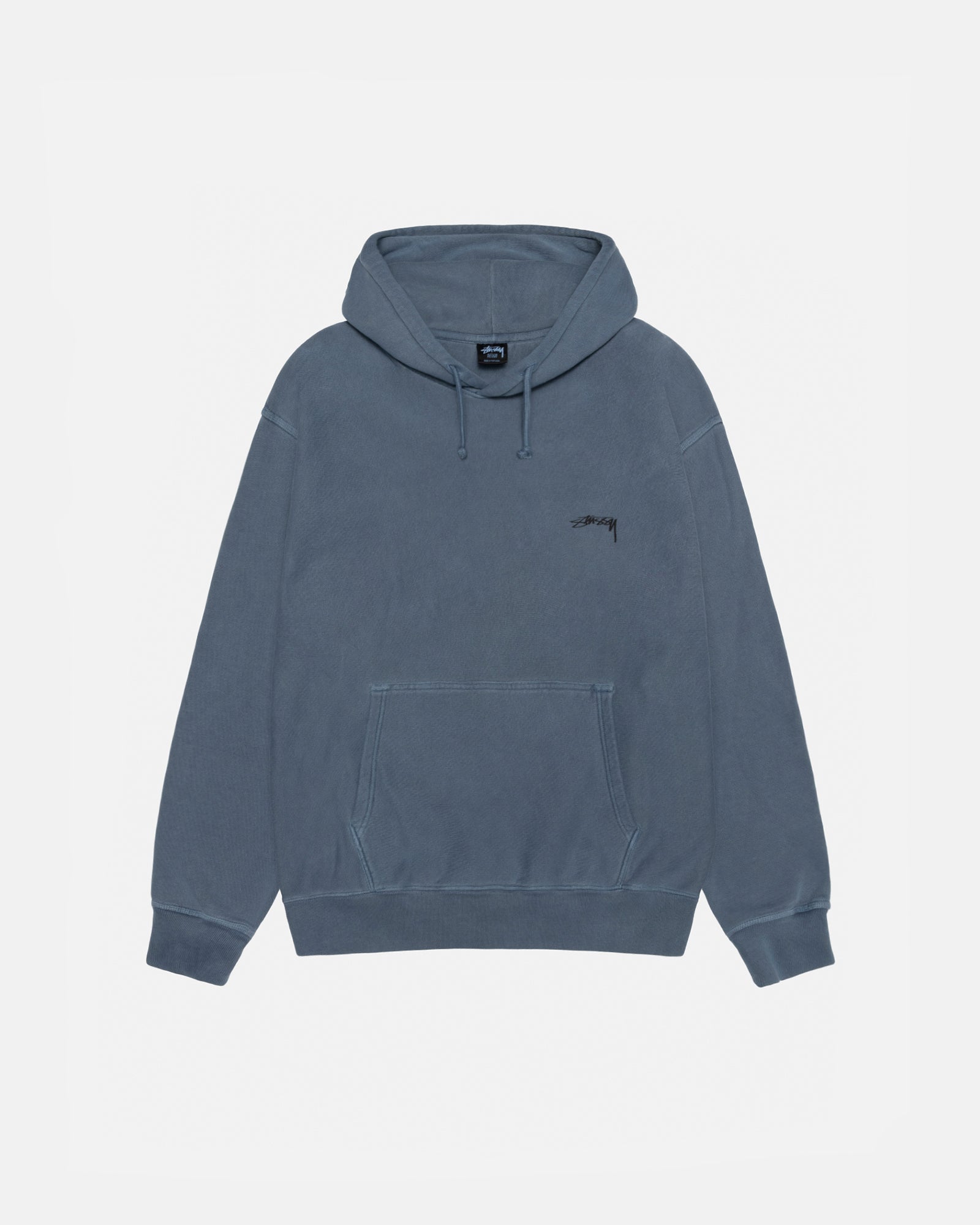 SMOOTH STOCK HOODIE PIGMENT DYED