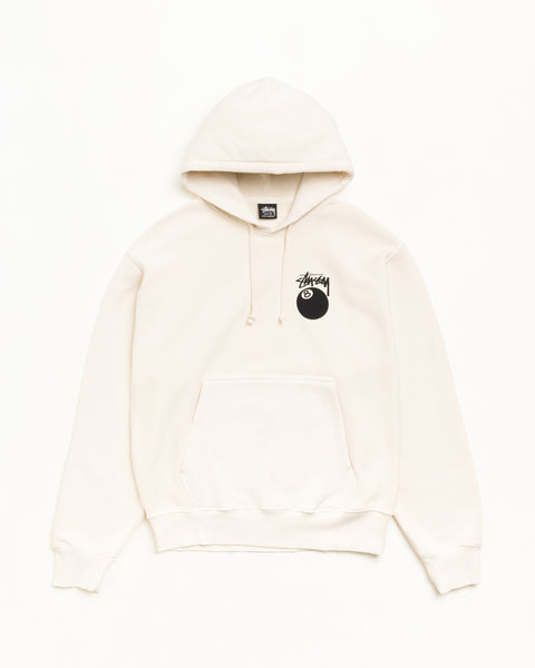 8 Ball Gar. Dyed Hood Mens Long Sleeve In Bone