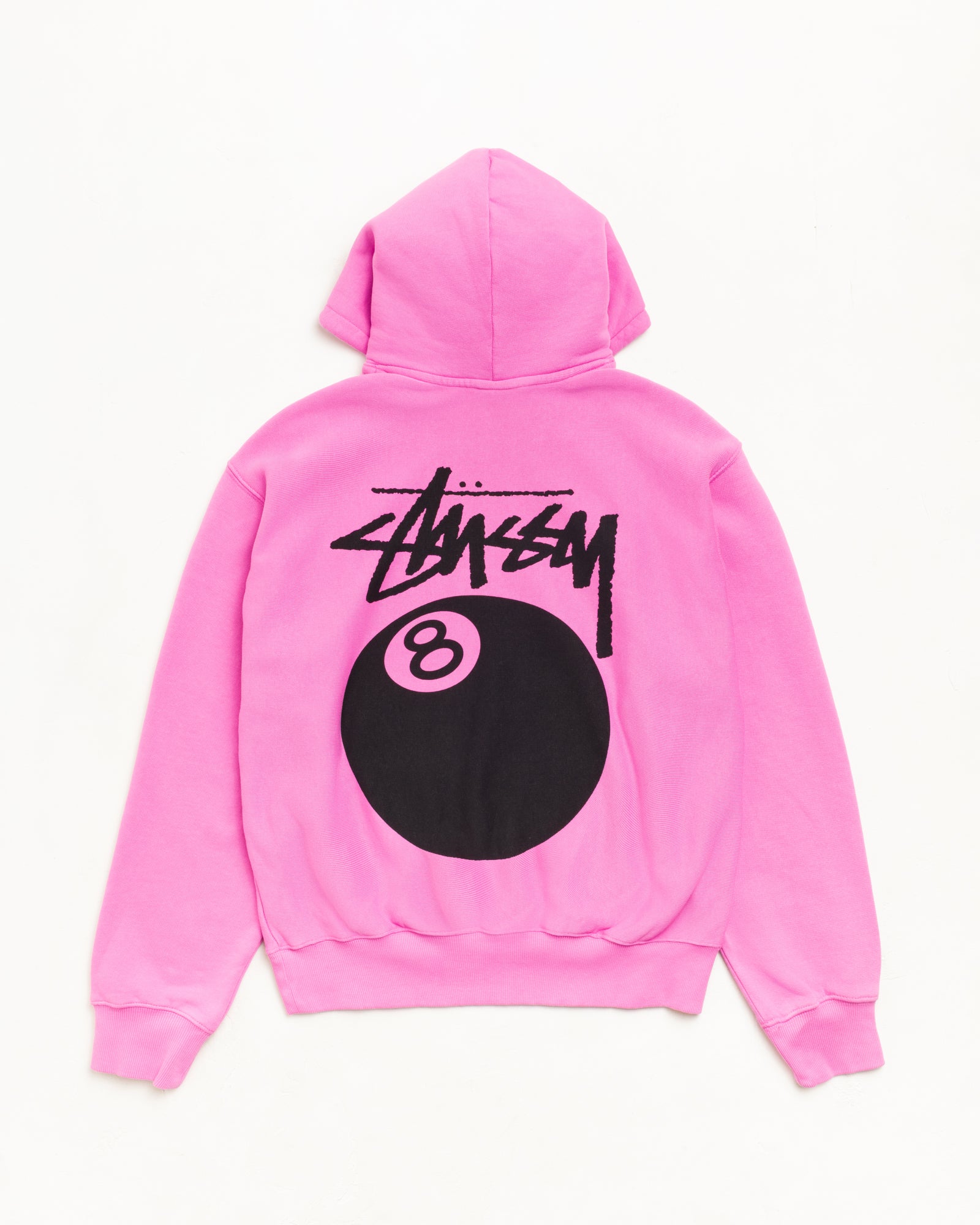 8 Ball Gar. Dyed Hood Mens Long Sleeve In Pink