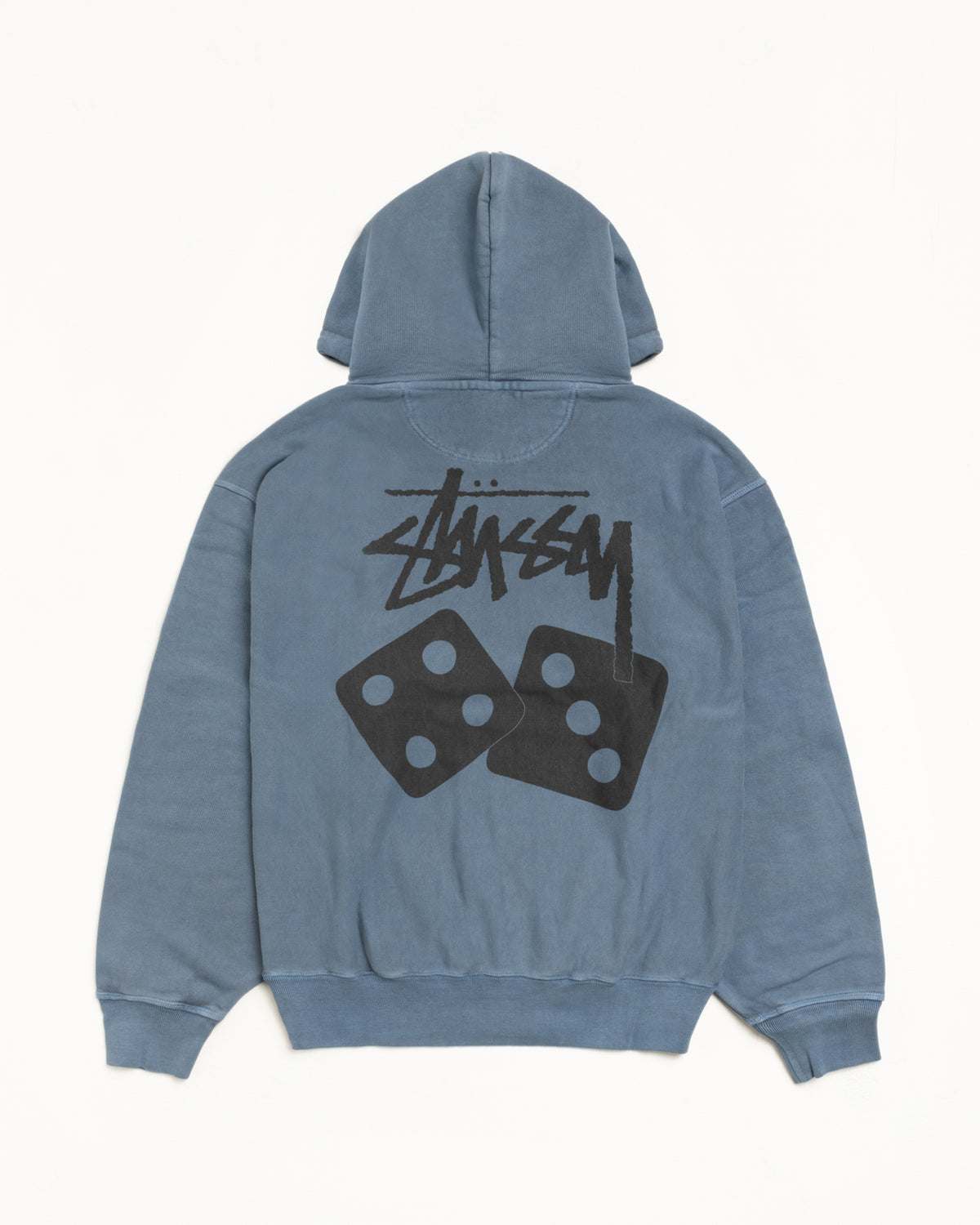 Dice Pigment Dyed Hood - Mens Long Sleeve Sweatshirt | Stussy 