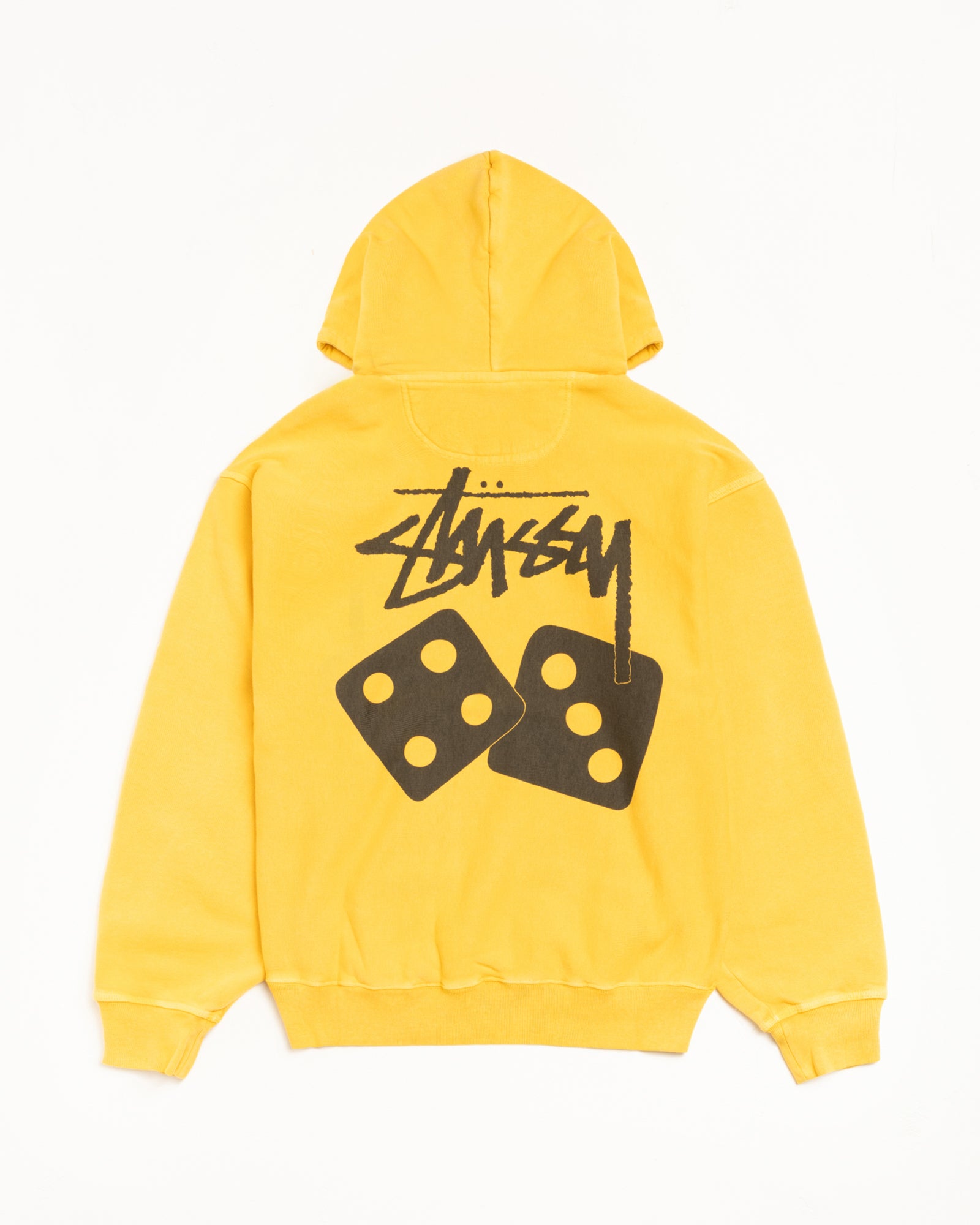 Dice Hoodie Pigment Dyed – Yellow | Sweats | Stüssy Europe
