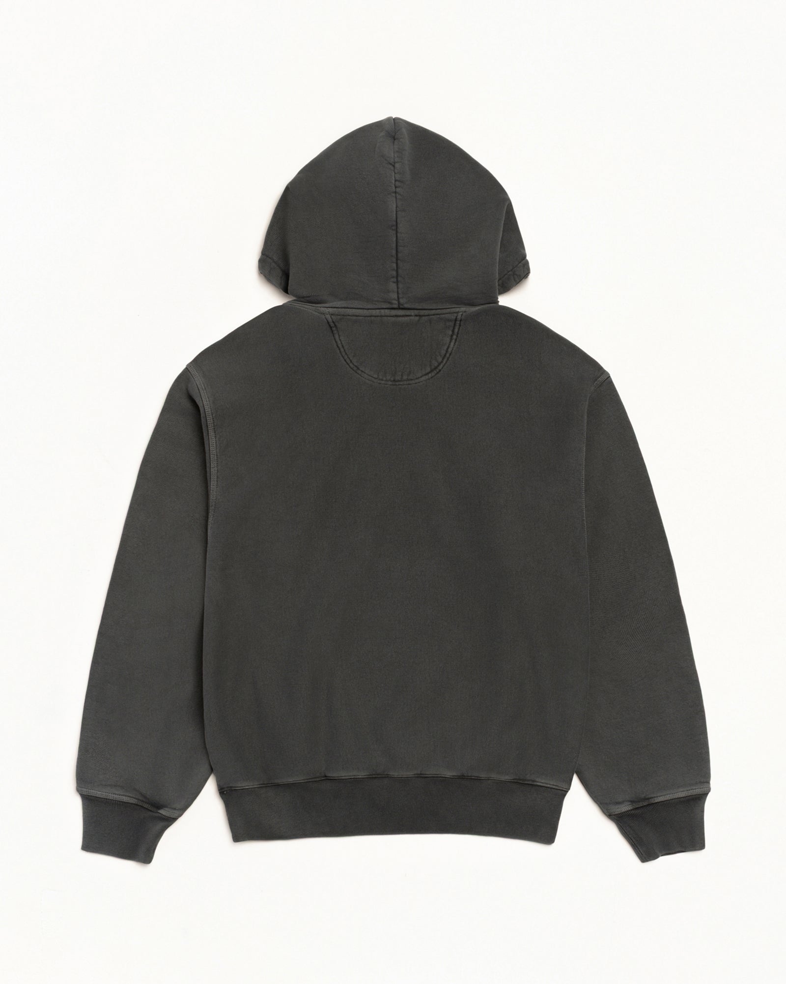 Stussy Wear Pig. Dyed Hood Mens Long Sleeve In Black