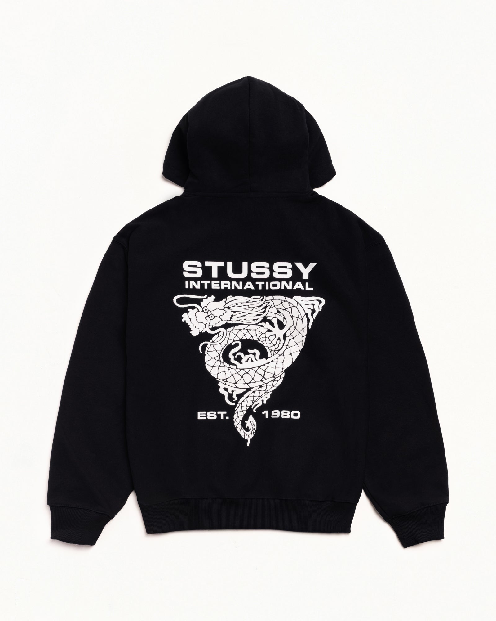 Dragon Hoodie – Black | Sweats | Stüssy Europe