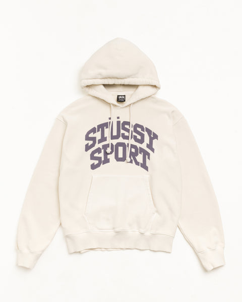 Block Sport Gar. Dyed Hood Unisex Long Sleeve In Bone