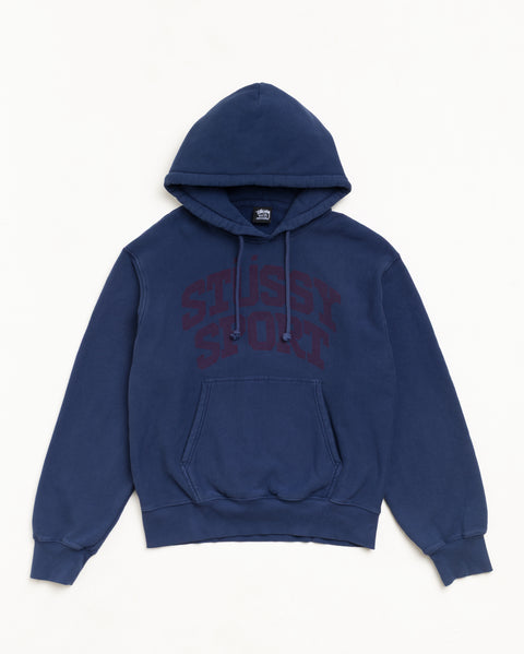 Block Sport Gar. Dyed Hood Unisex Long Sleeve In Midnight