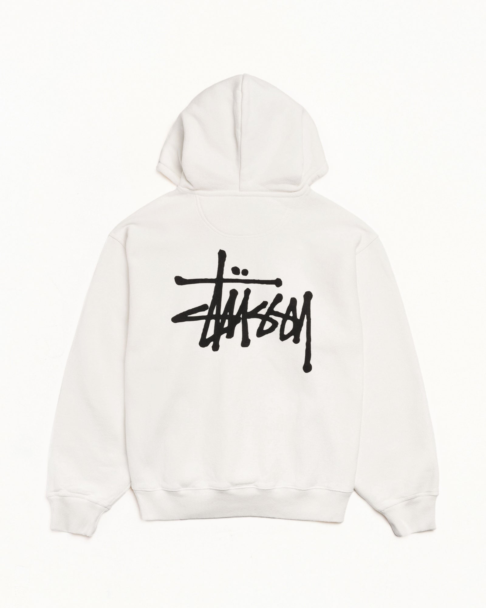 Basic Stüssy Zip Hoodie Pigment Dyed – Natural | Tee & Sweats