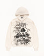 SKULLS ZIP HOODIE