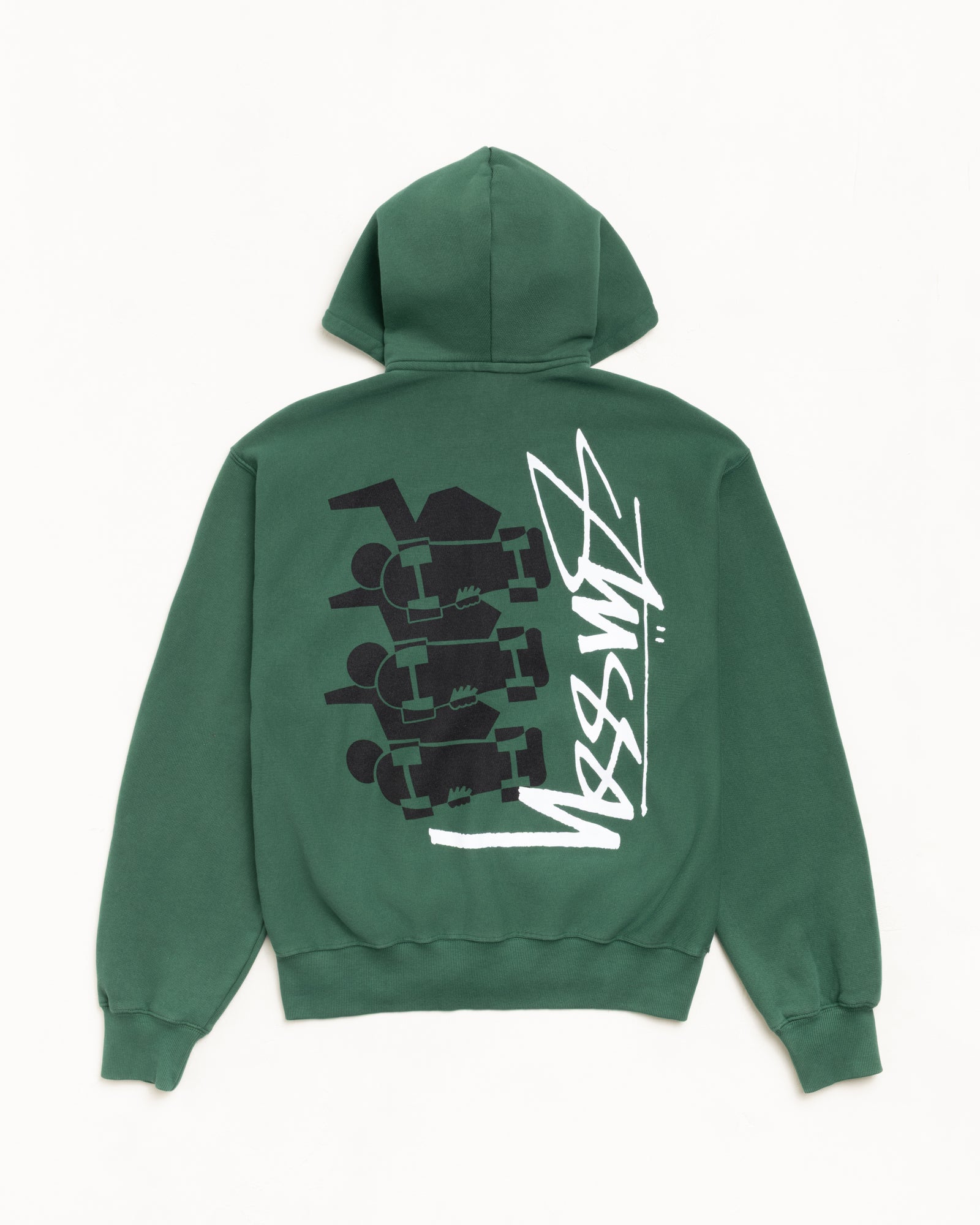 Skate Stack Zip Hoodie Pigment Dyed – Pine | Sweats | Stüssy Europe
