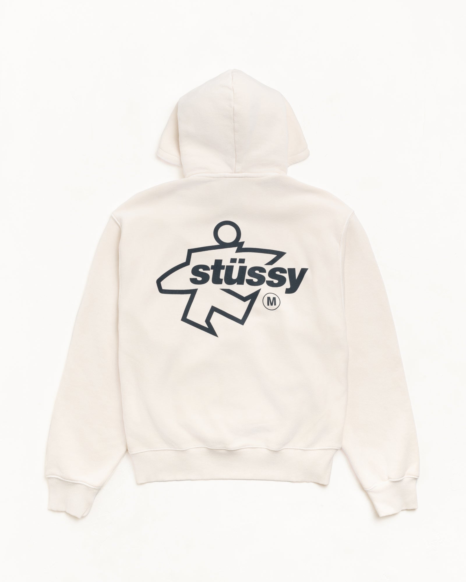 Surf Size Zip Hoodie – Bone | Sweats | Stüssy Europe