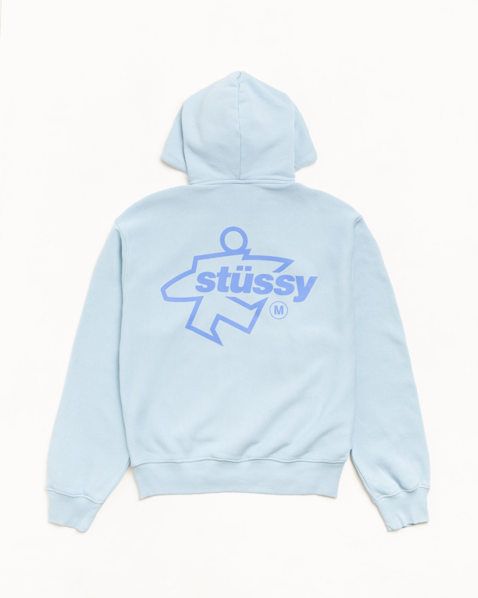 Surf Size Zip Hoodie – Sky Blue | Sweats | Stüssy Europe