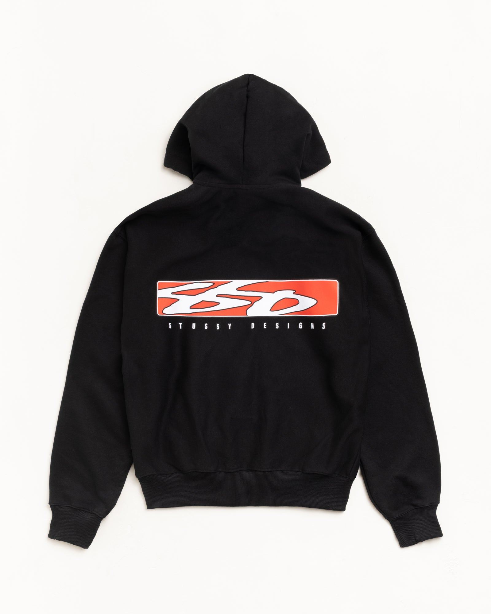 S Box Zip Hoodie – Black | Sweats | Stüssy Europe