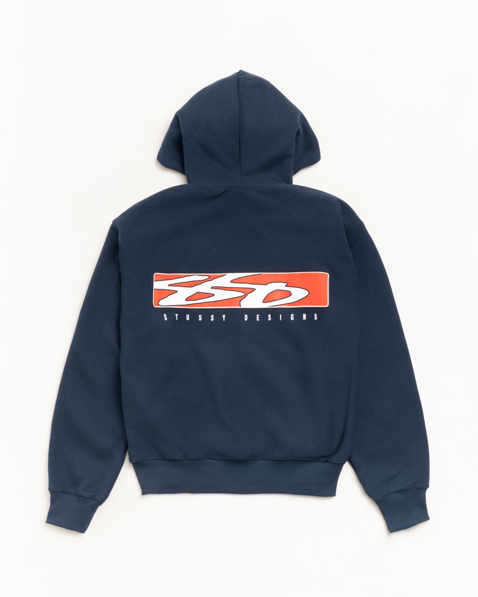 S Box Zip Hoodie – Navy | Sweats | Stüssy Europe