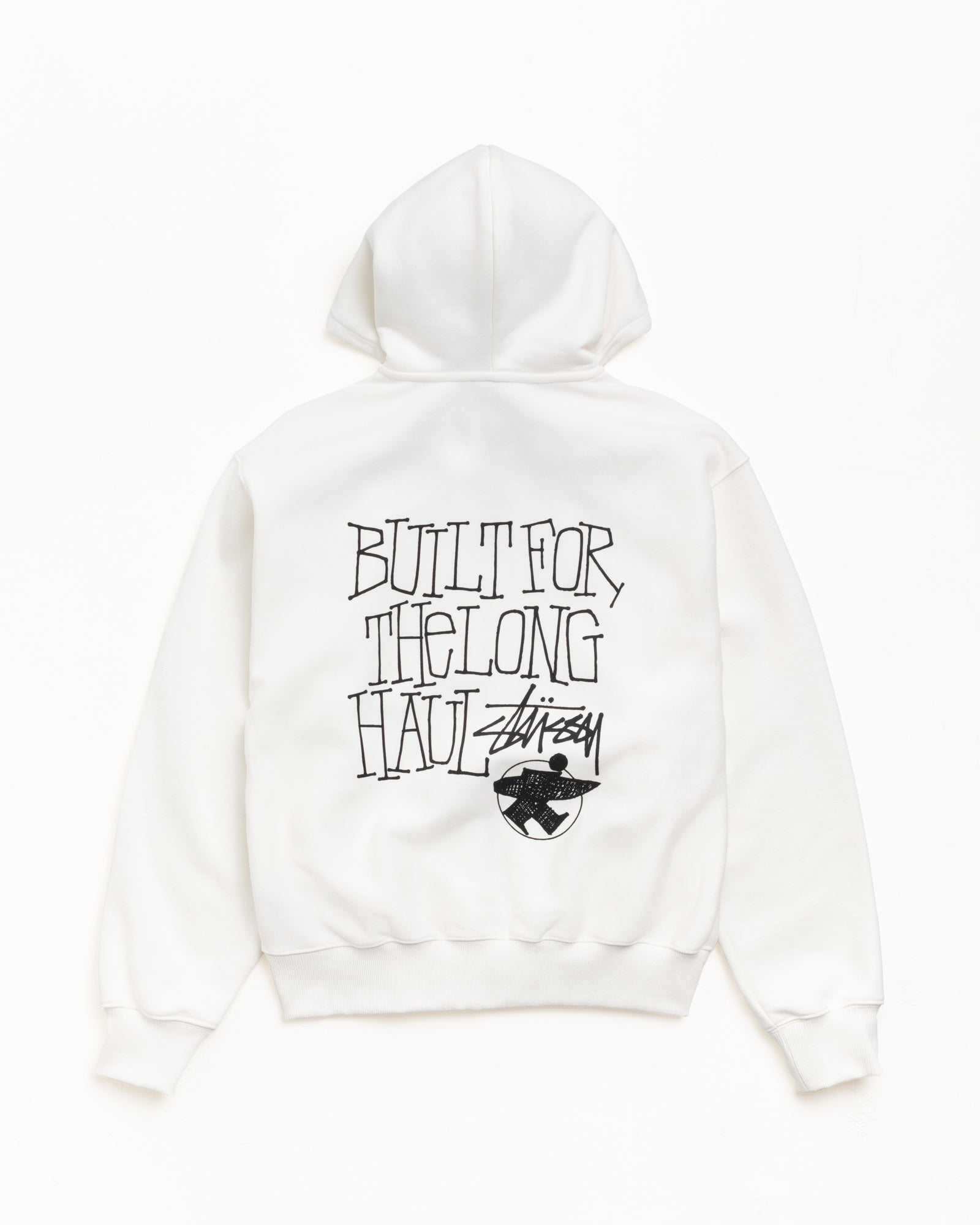Long Haul Zip Hoodie – Off White | Sweats | Stüssy Europe