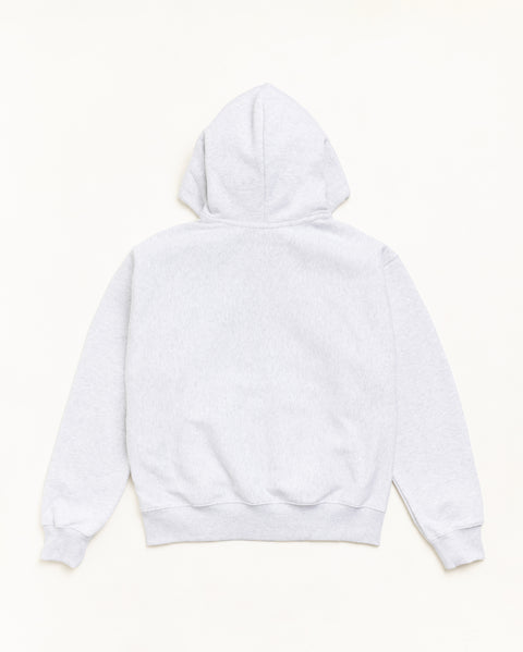 Snakeskin Zip Hood Unisex Long Sleeve In Ash Heather