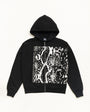 SNAKESKIN ZIP HOODIE