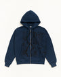 SNAKESKIN ZIP HOODIE